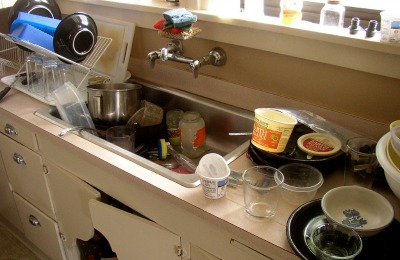 Messy Kitchen