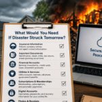 checklist for disasters