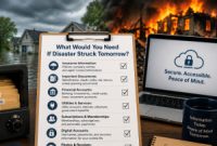 checklist for disasters